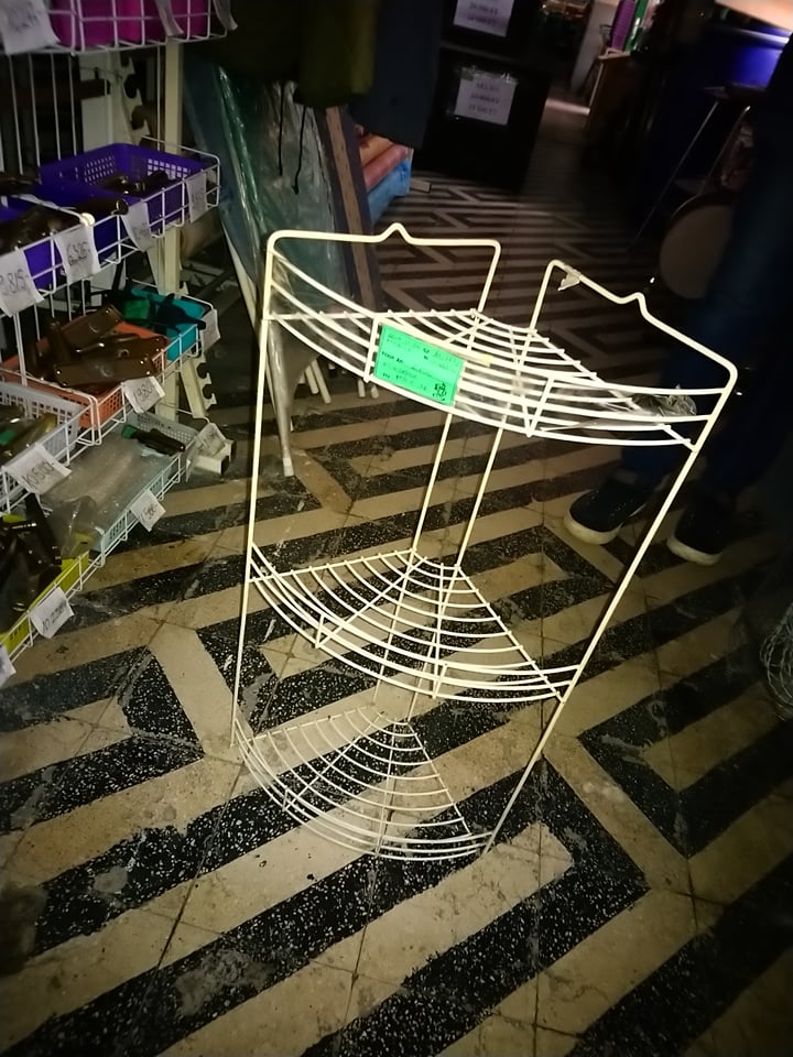 Fürdőszoba polc 3 részes sarok