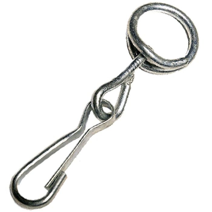 Karabiner rugós forgóval