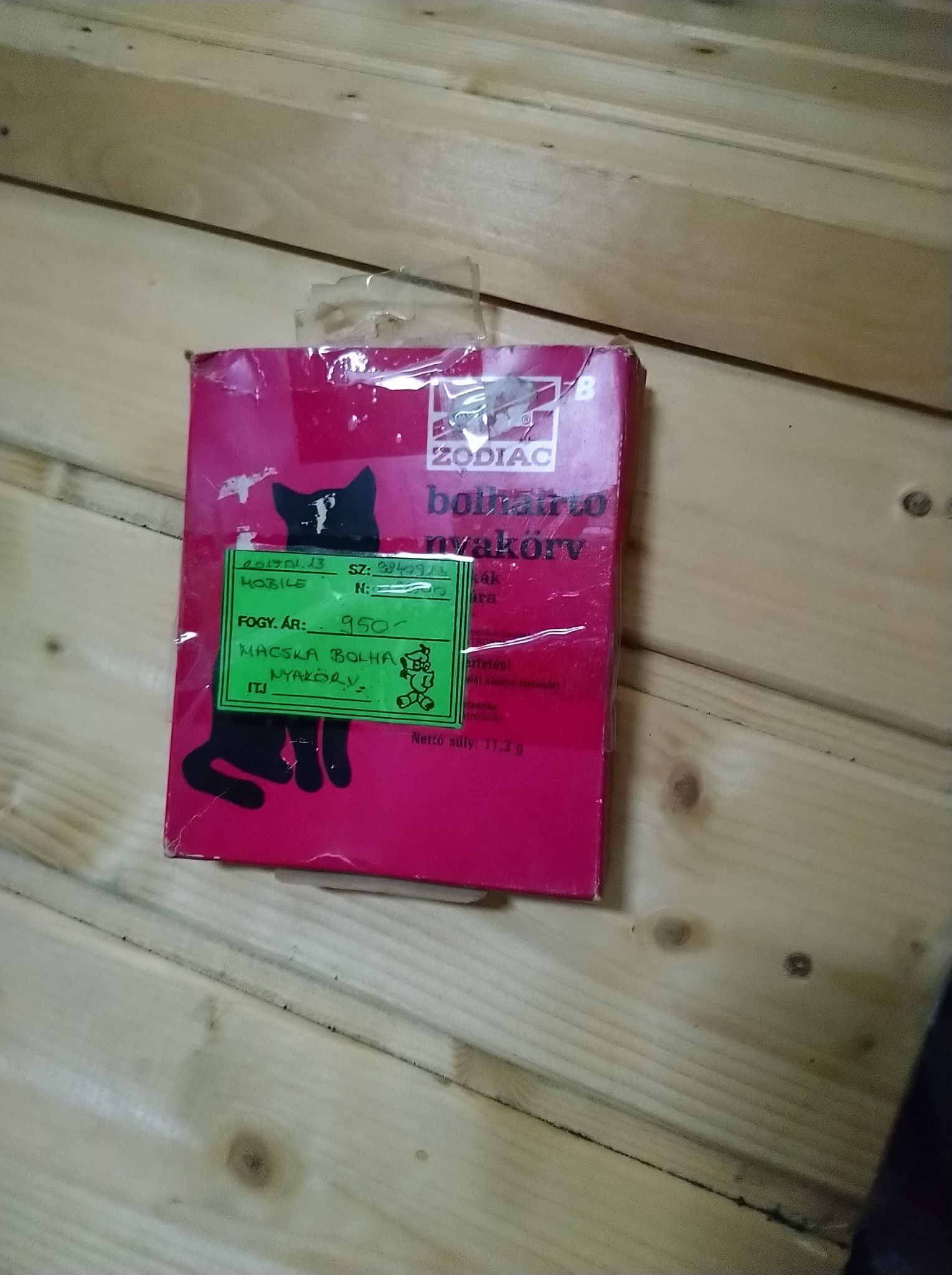Macska bolhanyakörv 