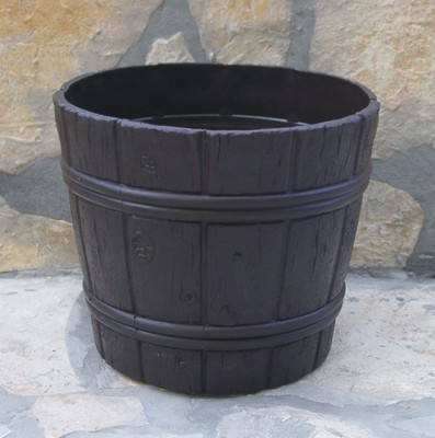 Műanyag virág dézsa 17 cm
